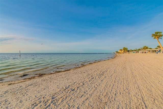 water view featuring nearby beach
