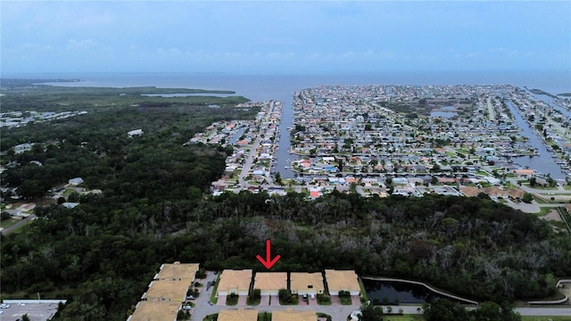4837 Rainbow Race, New Port Richey, FL 34652 - aerial overview of property's location featuring a large body of water