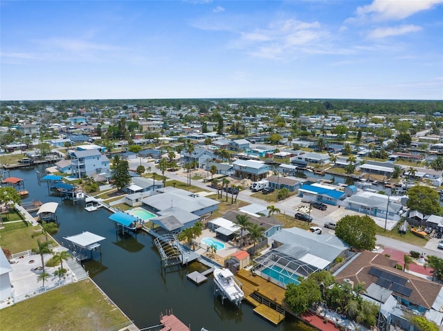 13411 Lisa Dr, Hudson, FL 34667 - aerial view of residential area featuring a large body of water