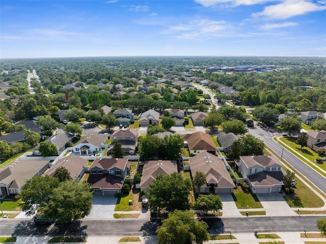 aerial perspective of suburban area