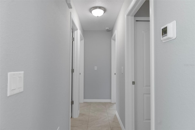 hallway with baseboards