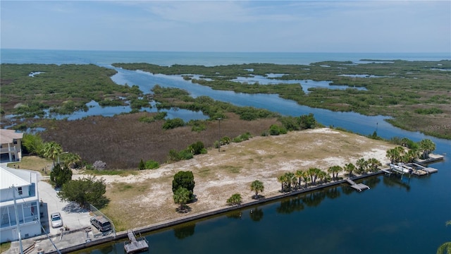 7520 Mako Dr, Hudson, FL 34667 - drone / aerial view of a large body of water