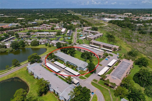 306 Martha Ln Unit 42, Oldsmar, FL 34677 - aerial view of property's location with a large body of water