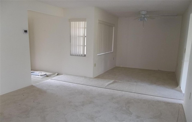 7600 St Andrews Blvd Unit 7600, Weeki Wachee, FL 34613 - interior space with a ceiling fan and carpet flooring