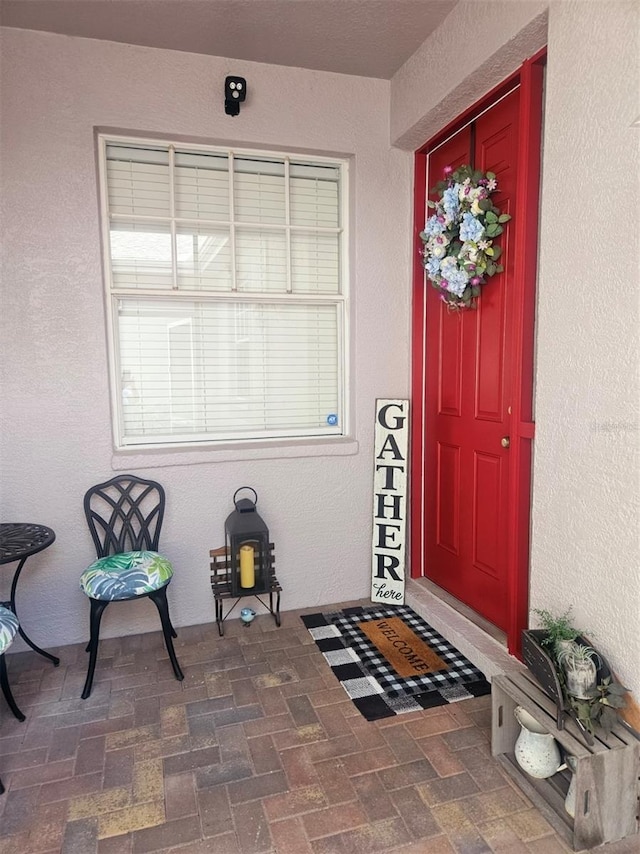 20720 Eustis Rd, Land O Lakes, FL 34637 - entrance to property featuring stucco siding