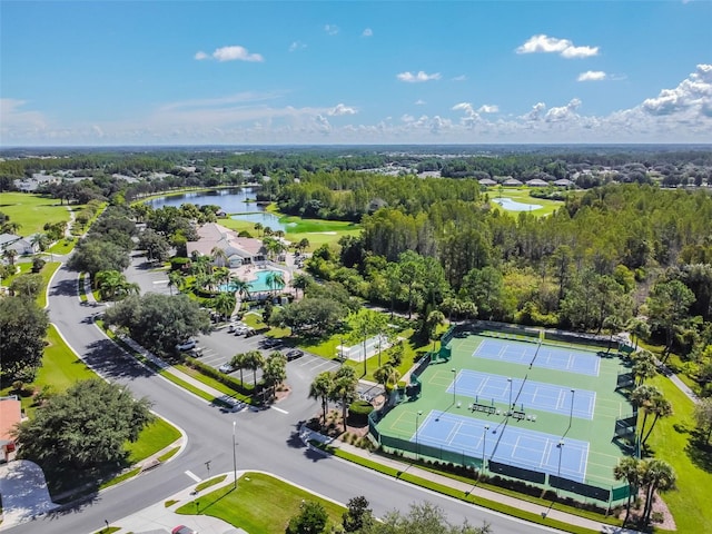 20720 Eustis Rd, Land O Lakes, FL 34637 - bird's eye view of a nearby body of water and a golf club