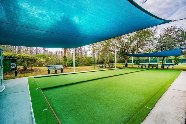 20720 Eustis Rd, Land O Lakes, FL 34637 - view of community featuring a bocce ball area