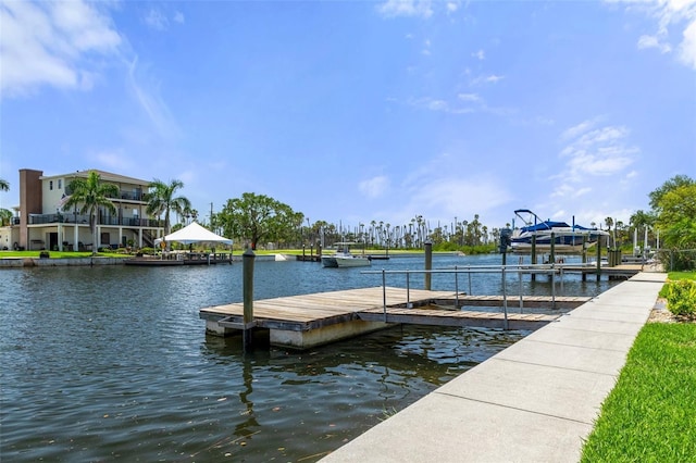 dock with a water view