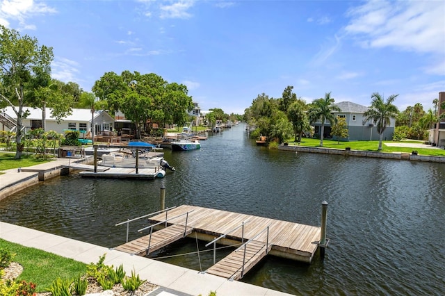 5234 Foxhall Ct, Weeki Wachee, FL 34607 - dock featuring a water view