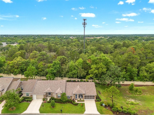 7367 Willow Brook Dr, Spring Hill, FL 34606 - view from above of property featuring a heavily wooded area