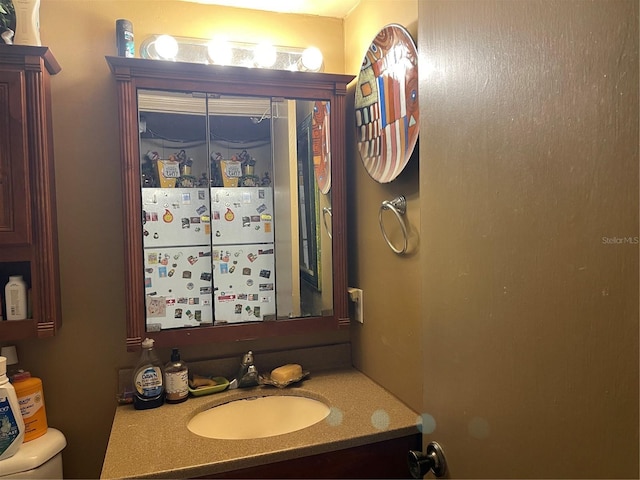 1983 Abrico Dr Unit H-9, Lutz, FL 33558 - half bathroom with toilet and vanity