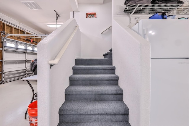 view of stairs