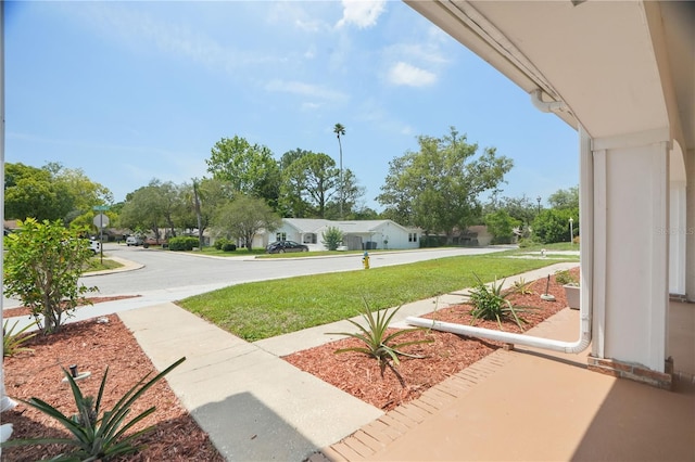 12106 Bear Creek Ln, Hudson, FL 34667 - view of green lawn with a residential view