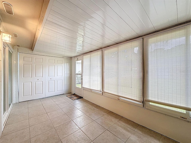 11821 Boynton Ln, New Port Richey, FL 34654 - view of unfurnished sunroom