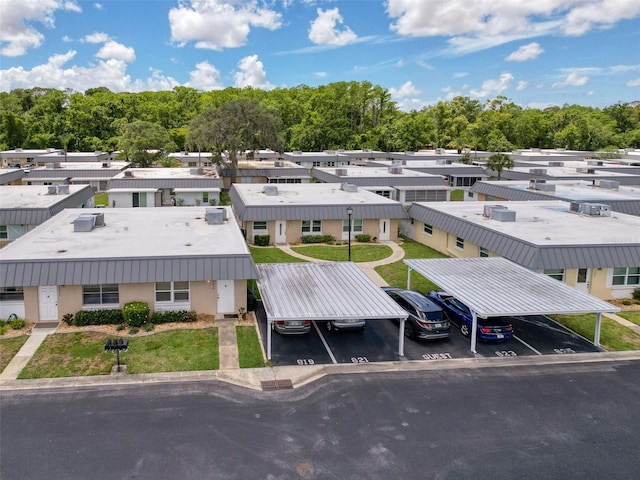 11821 Boynton Ln, New Port Richey, FL 34654 - aerial perspective of suburban area