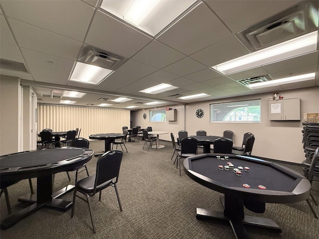 11821 Boynton Ln, New Port Richey, FL 34654 - rec room featuring carpet floors