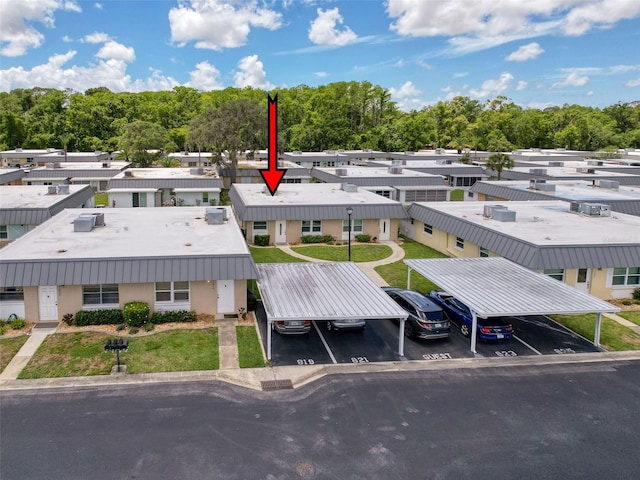 11821 Boynton Ln, New Port Richey, FL 34654 - aerial perspective of suburban area