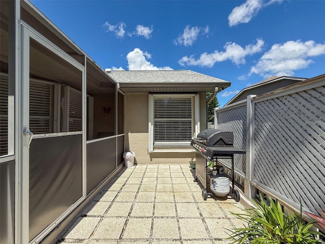 13627 Glaze Brook Dr, Hudson, FL 34667 - view of patio / terrace with grilling area