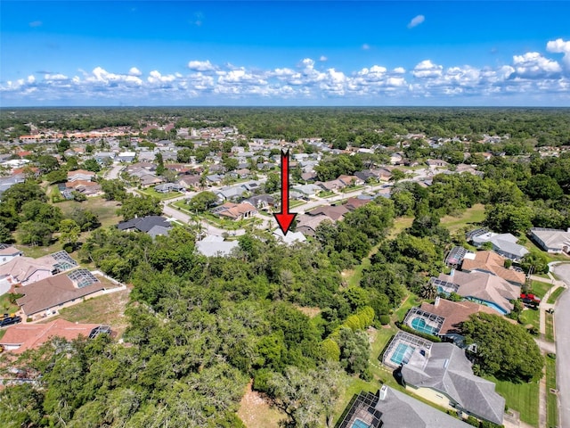 13627 Glaze Brook Dr, Hudson, FL 34667 - aerial overview of property's location with nearby suburban area