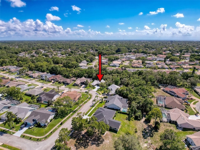 13627 Glaze Brook Dr, Hudson, FL 34667 - aerial overview of property's location with nearby suburban area
