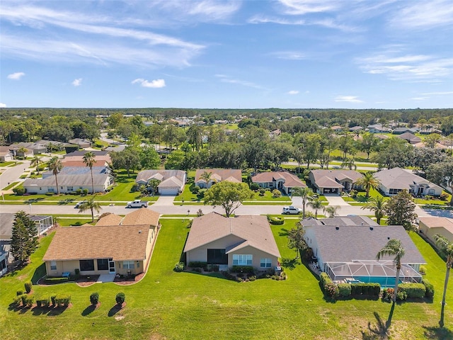 aerial perspective of suburban area