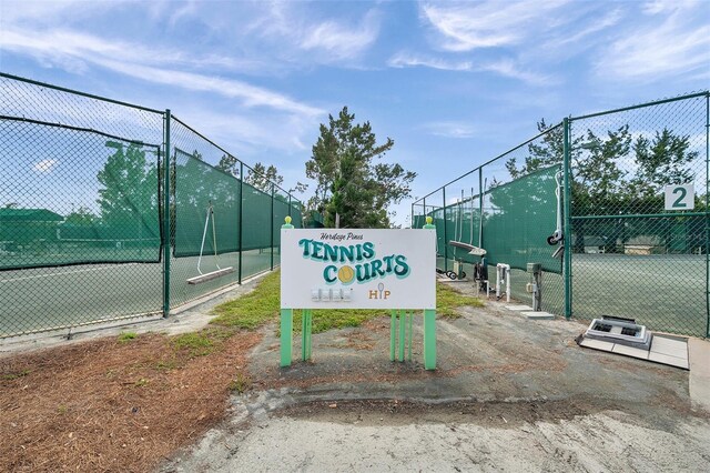 18520 Hidden Pines Way, Hudson, FL 34667 - view of home's community featuring a tennis court