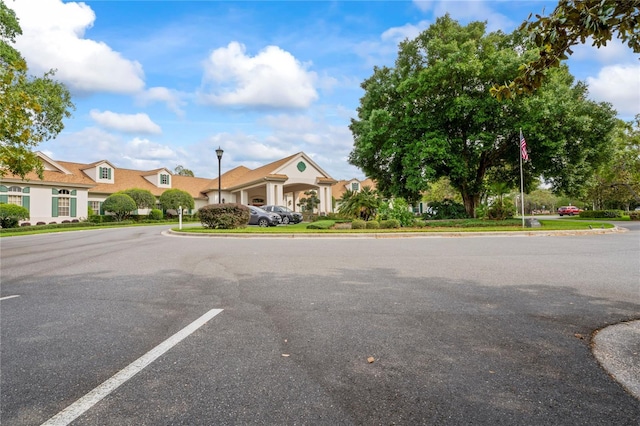 12071 Wexford Blvd, Spring Hill, FL 34609 - view of asphalt street with street lights and curbs