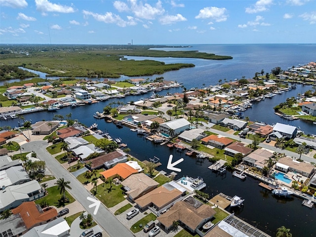 4937 Dory Dr, New Port Richey, FL 34652 - aerial view of residential area with a nearby body of water