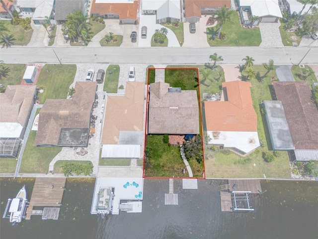 4937 Dory Dr, New Port Richey, FL 34652 - aerial view of residential area with property boundaries highlighted
