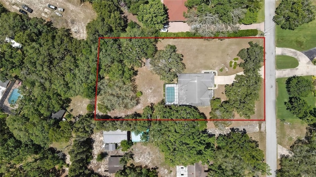 view of property location with property boundaries highlighted