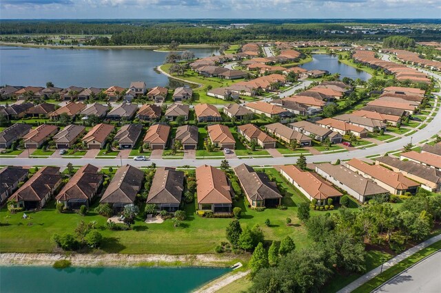 11611 Callisia Dr, Odessa, FL 33556 - aerial overview of property's location featuring nearby suburban area and a large body of water