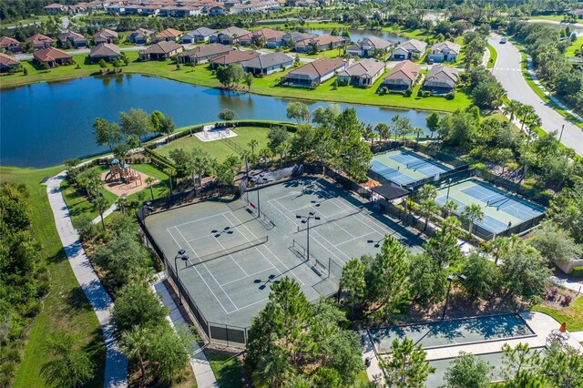 11611 Callisia Dr, Odessa, FL 33556 - aerial view of property and surrounding area featuring a nearby body of water and nearby suburban area