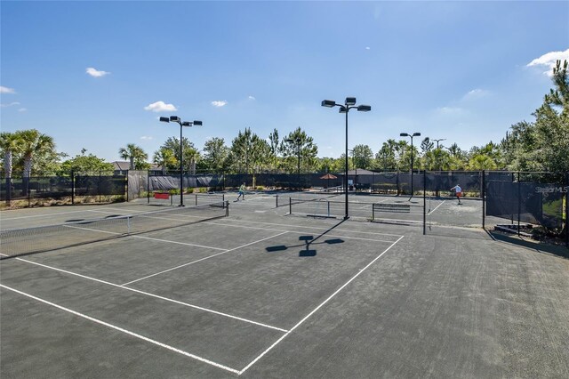 11611 Callisia Dr, Odessa, FL 33556 - view of tennis court featuring fence