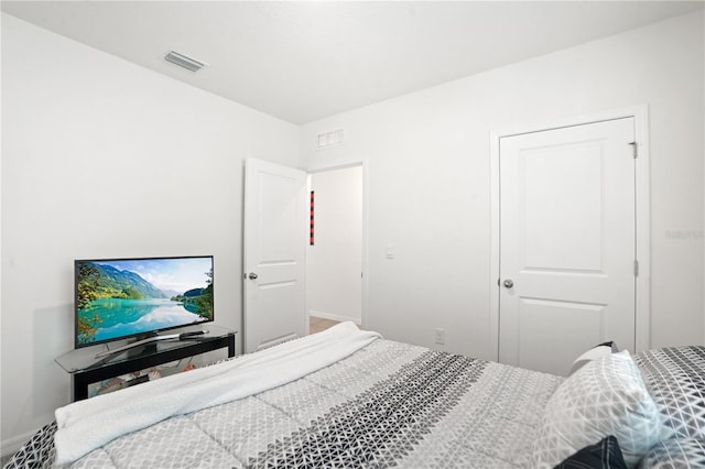 bedroom with baseboards
