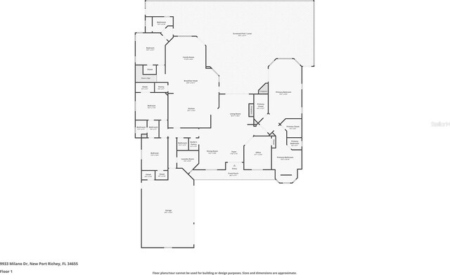 9933 Milano Dr, Trinity, FL 34655 - home floor plan