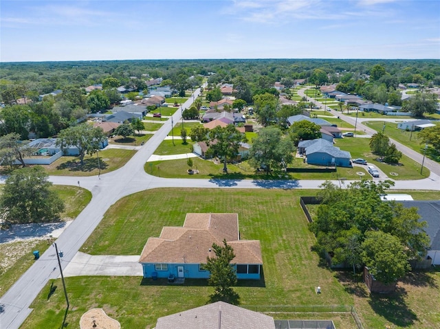 aerial perspective of suburban area