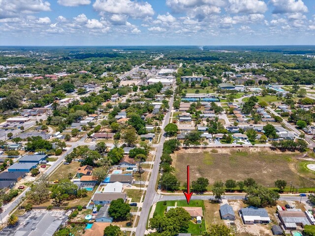 6823 Oak Hill Dr, New Port Richey, FL 34653 - aerial view of property and surrounding area with nearby suburban area