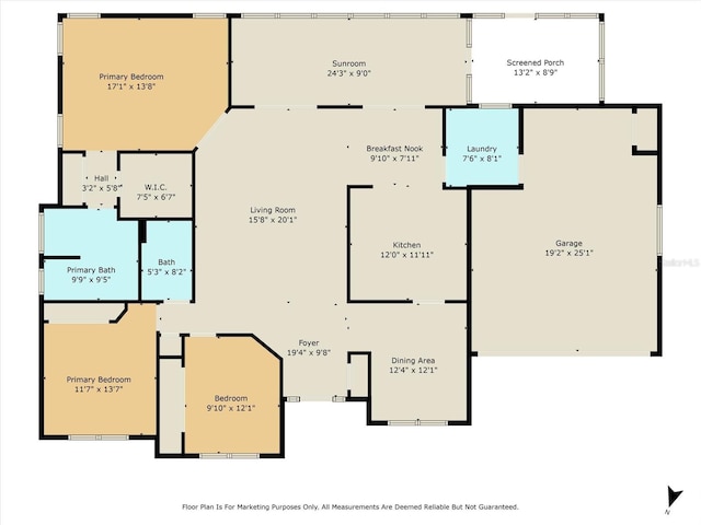 8596 SW 108th Place Rd, Ocala, FL 34481 - floor plan / room layout