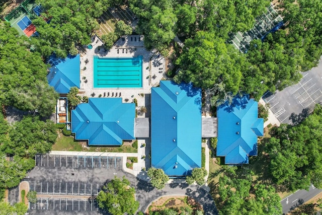 8596 SW 108th Place Rd, Ocala, FL 34481 - aerial view of a pool