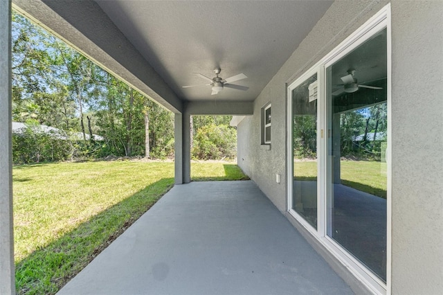 8792 N Sandree Dr, Dunnellon, FL 34434 - view of patio with a ceiling fan
