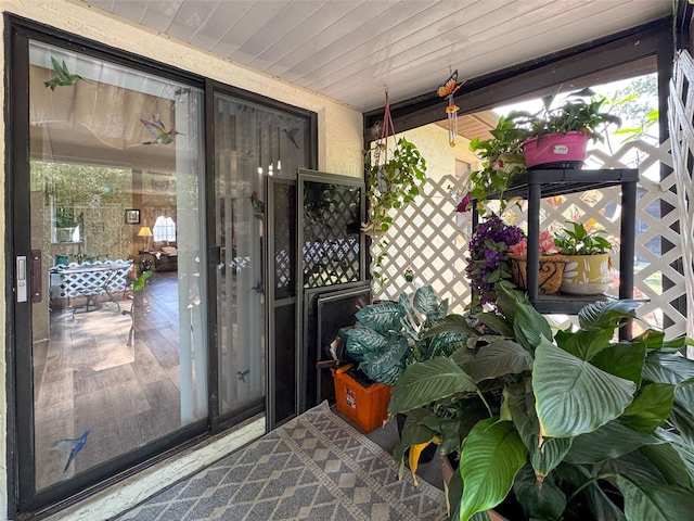 6213 Emerson Dr, New Port Richey, FL 34653 - entrance to property featuring covered porch