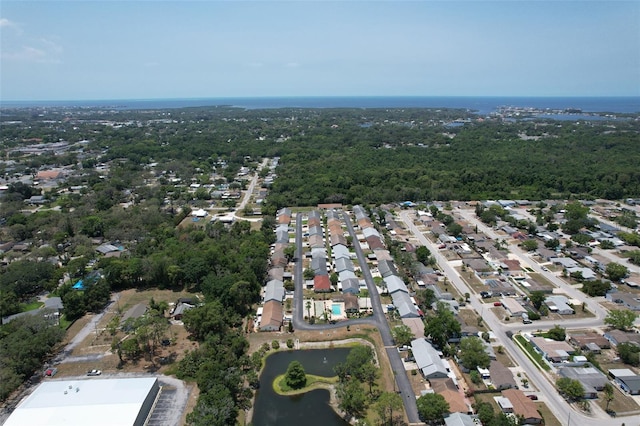 6213 Emerson Dr, New Port Richey, FL 34653 - aerial view of property and surrounding area with a nearby body of water and nearby suburban area