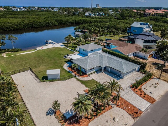 1620 Sea Breeze Dr, Tarpon Springs, FL 34689 - bird's eye view of a nearby body of water