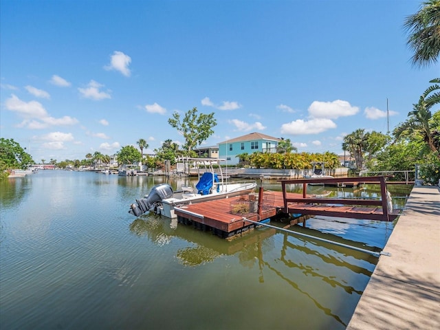 4292 Tahiti Dr, Hernando Beach, FL 34607 - dock area featuring a water view