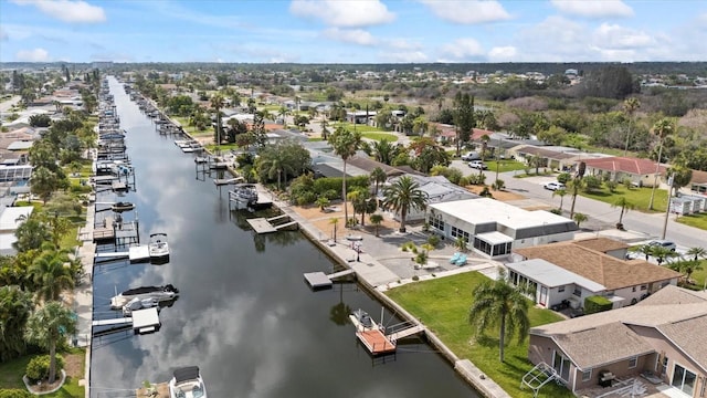 3907 Headsail Dr, New Port Richey, FL 34652 - aerial view of residential area featuring a large body of water