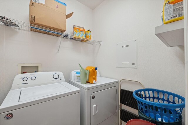 1108 Blackwater Dr, Wesley Chapel, FL 33543 - laundry area featuring washing machine and clothes dryer