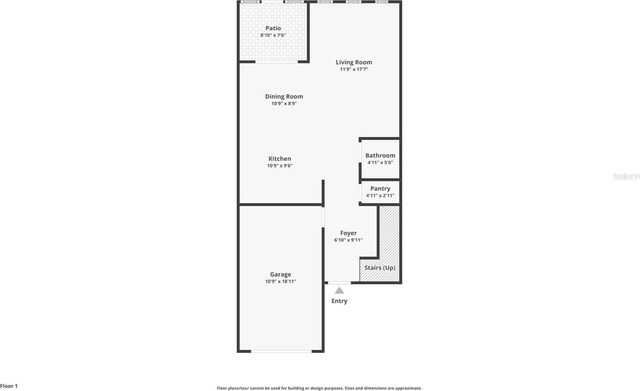 1108 Blackwater Dr, Wesley Chapel, FL 33543 - property floor plan