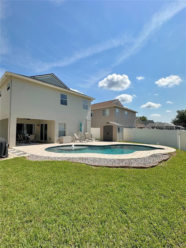 9808 Riverchase Dr, New Port Richey, FL 34655 - view of pool featuring a patio area