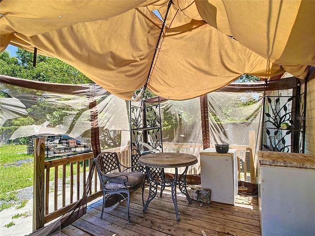 view of deck