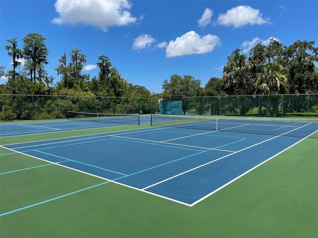 11619 Boynton Ln, New Port Richey, FL 34654 - view of tennis court featuring community basketball court